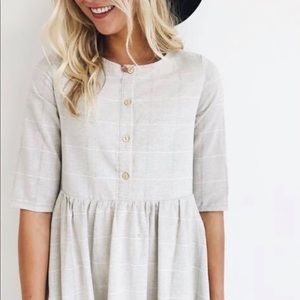 Nursing-Friendly Midi Dress